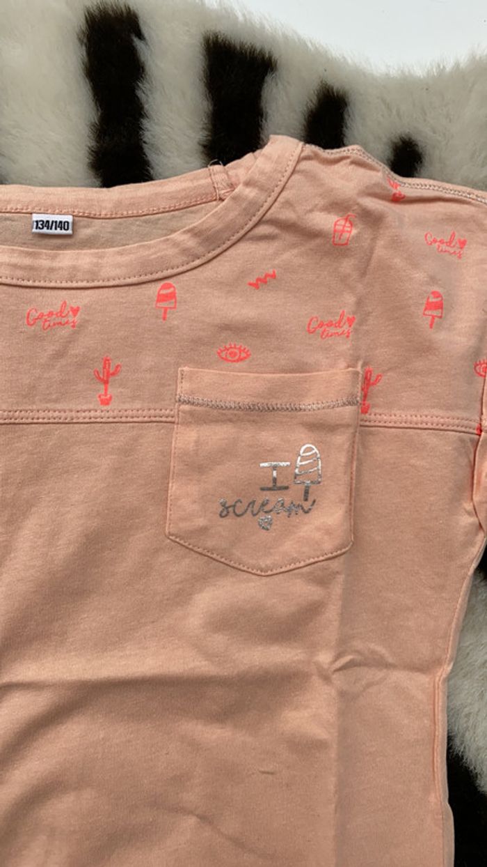 Ensemble t-shirt/jupe 134/140 - photo numéro 3