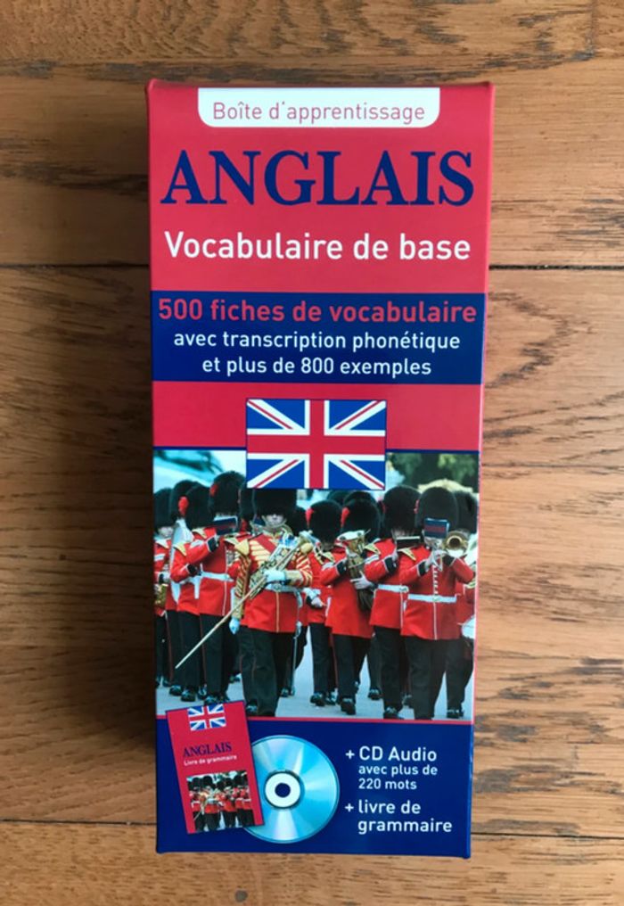 Anglais - Vocabulaire de base - avec CD Audio et livre de grammaire - photo numéro 2