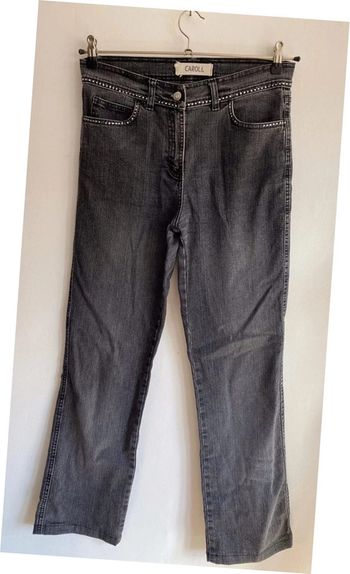 Jean gris avec paillettes Caroll taille 38