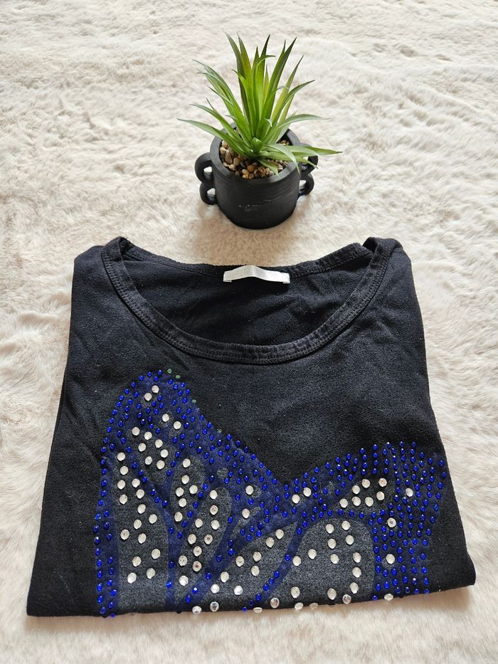 Tee-shirt Noir -Joy Mary 36/S