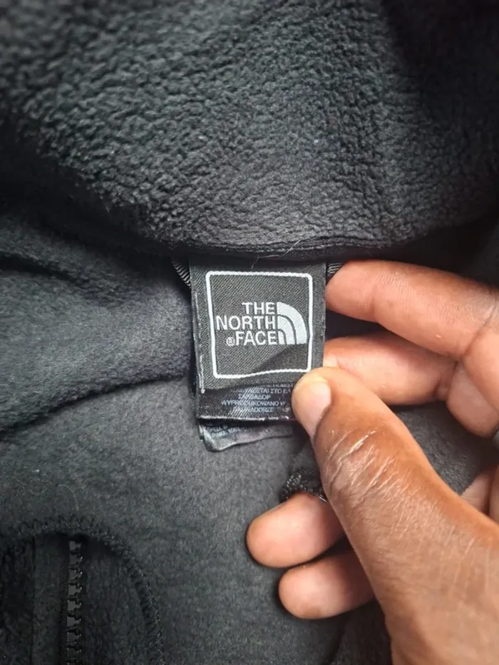 veste The North Face polaire homme zippée noire – Taille S - brodé (606) - photo numéro 11