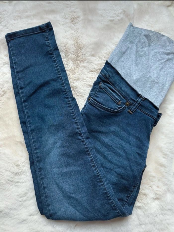 Jeans grossesse -envie de fraise - 36/S-Bandeau confort - photo numéro 2