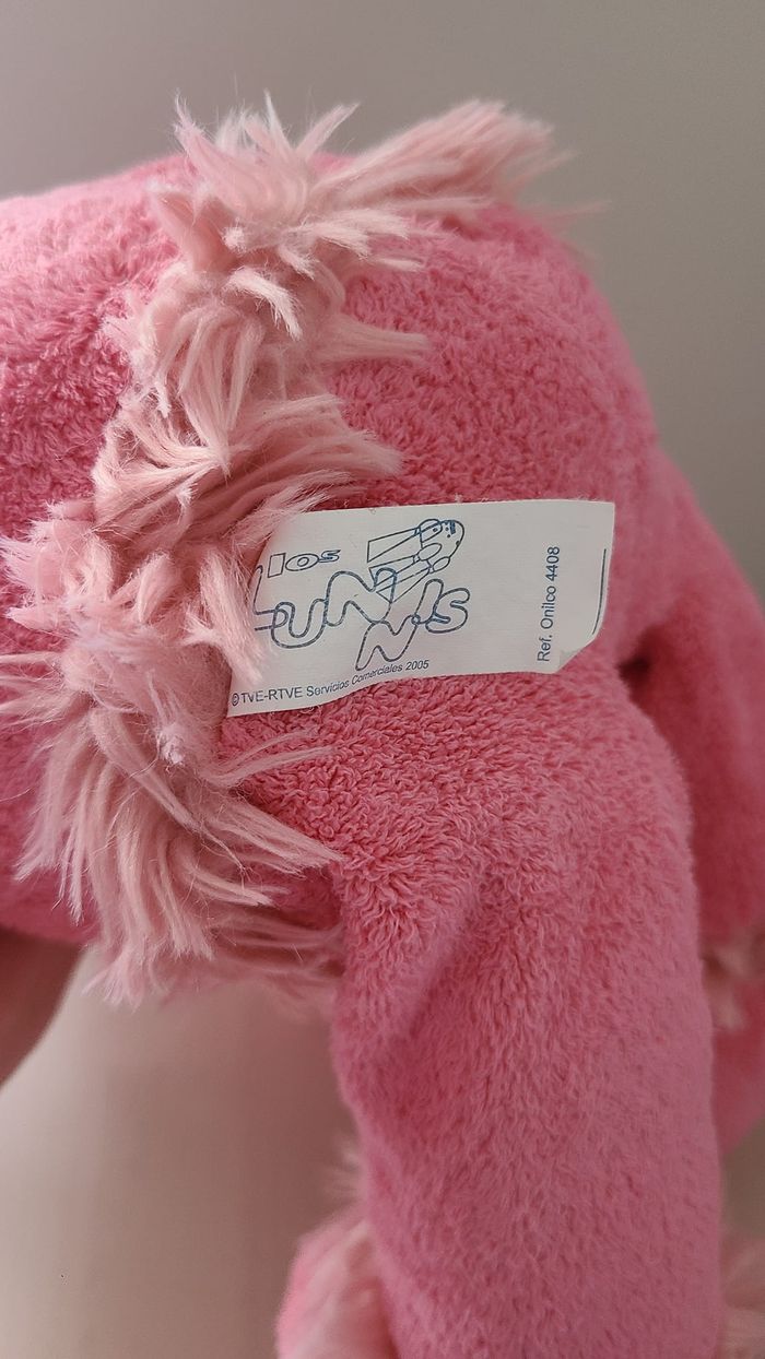 Peluche Los Lunnis Espagnol TV show rose mauve 40 cm Quiron 2006 - photo numéro 2