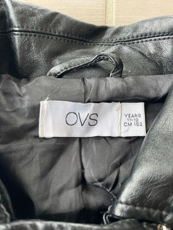 Veste imitation cuir pour jeune fille - photo numéro 2