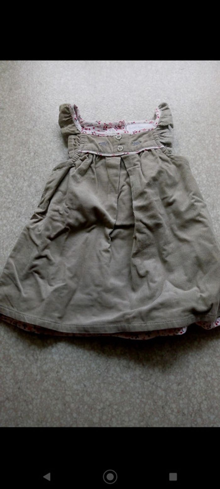 Robe d'hiver  en velours Cadet Rousselle neuve