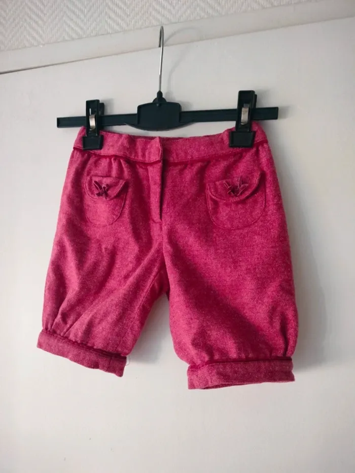 (c) Bermuda fushia Jacadi 12mois - photo numéro 4