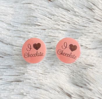 Boucles d’oreilles Fait Main Love Chocolate