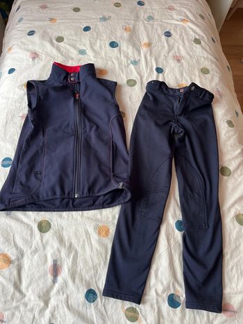 Lot veste et pantalon équitation