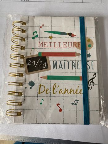 Bloc notes meilleure maîtresse de l’année
