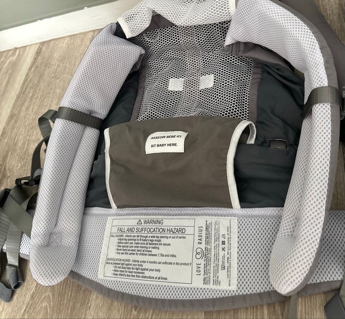 Porte bébé physiologique physiocarrier Love radius + kit naissance - photo numéro 4