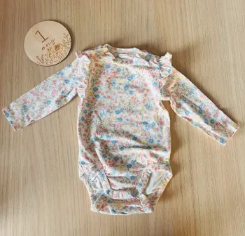 Body fille fleuri