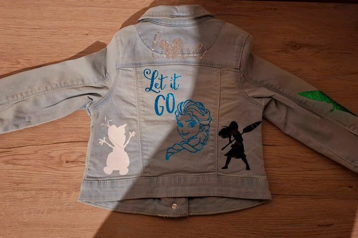 Veste en jeans disney - photo numéro 2