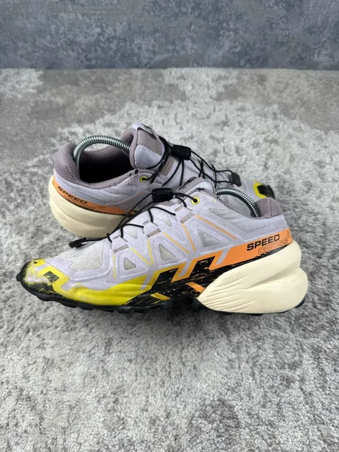 Salomon SpeedCross 6 - Purple & Yellow & Orange - photo numéro 7