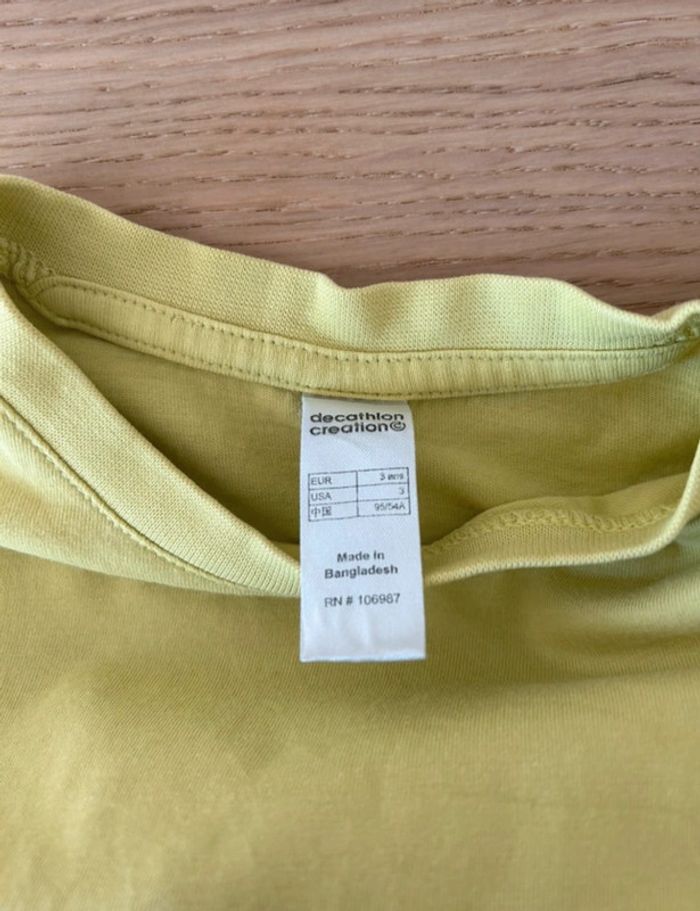 Teeshirt vert Décathlon - photo numéro 3