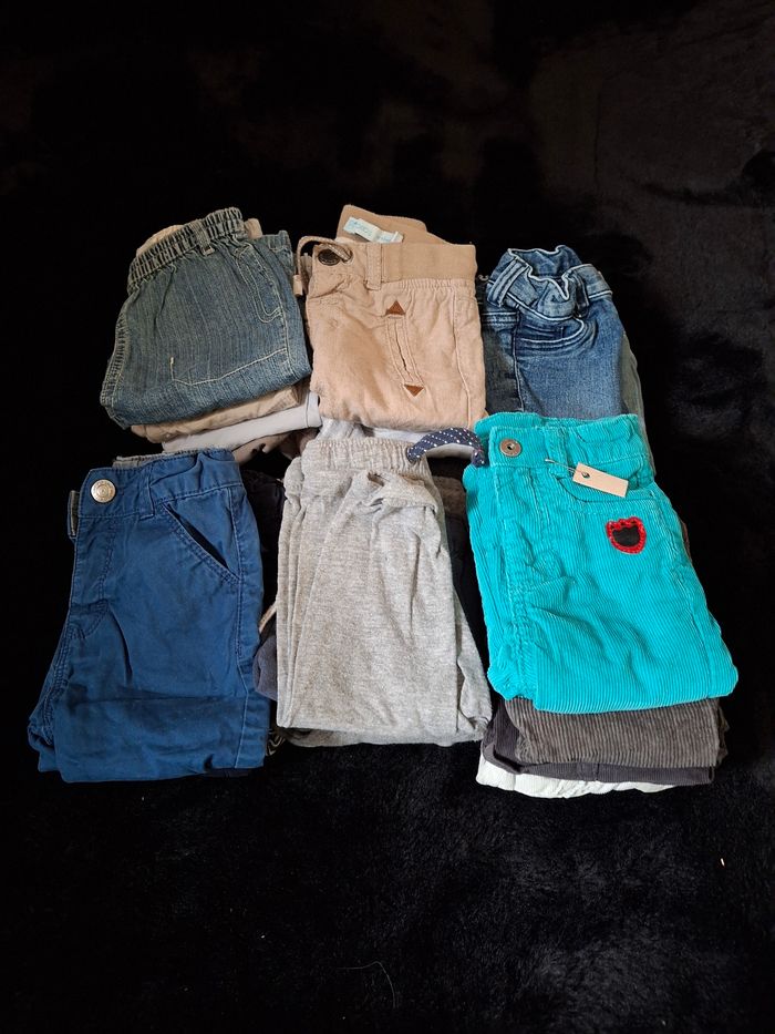 Lot d'environ 70 vêtements bébé 6 mois - photo numéro 5