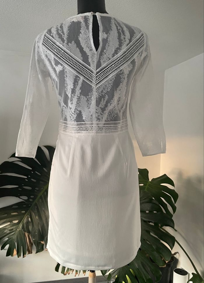 Robe blanche en dentelle – White and More – T.36 - photo numéro 6
