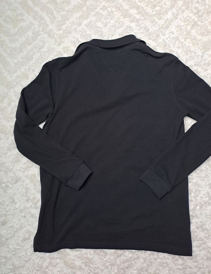 Polo noir Tommy Hilfiger Taille S - photo numéro 2