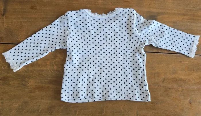Tee-shirt manches longues fille 0-3 mois - photo numéro 2