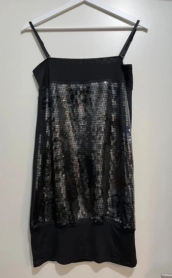 Robe à sequins Taille unique Maner Fêtes Noël Jour de l’an