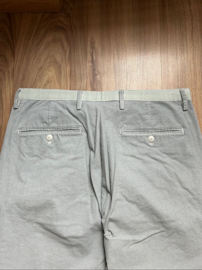 Pantalon gris/bleu Slim C25 côtelé Celio Tailles 42-44 - photo numéro 9