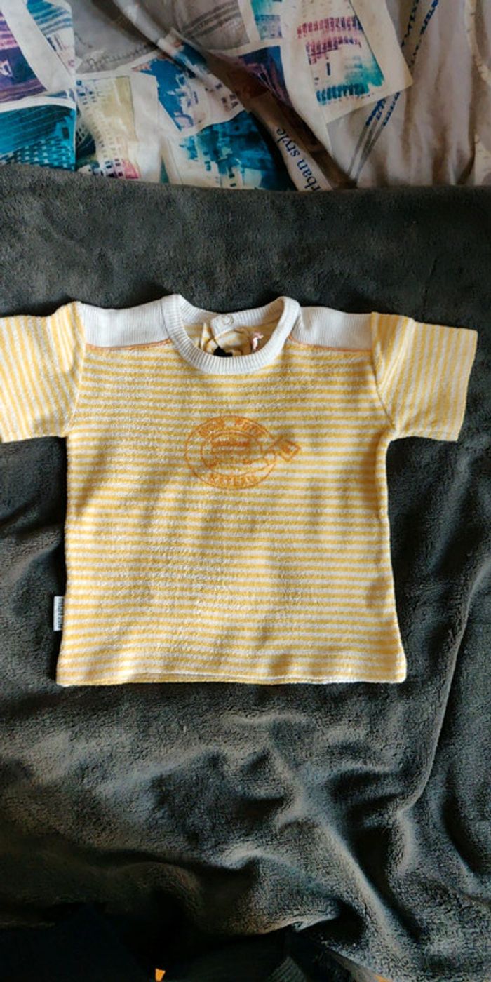 T-shirt manches courtes Petit bateau 1 an