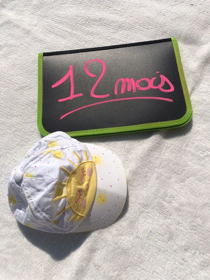 Belle casquette 44 cm 9-12 mois