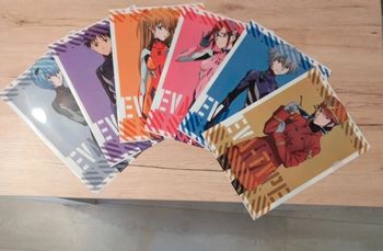 6 clear files evangelion
