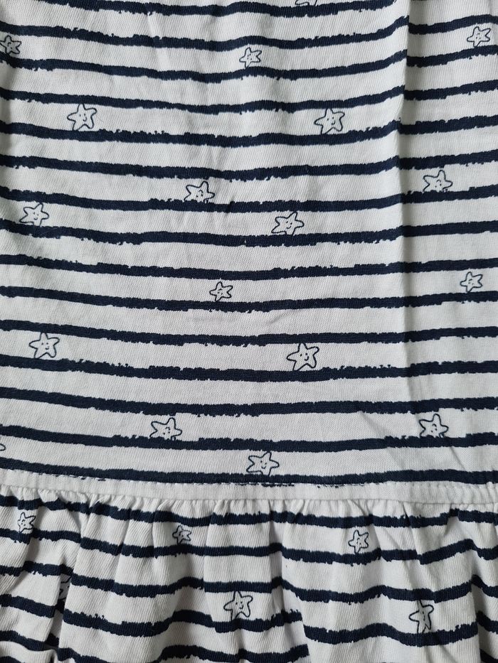Robe à rayures marine - 9 mois - photo numéro 3