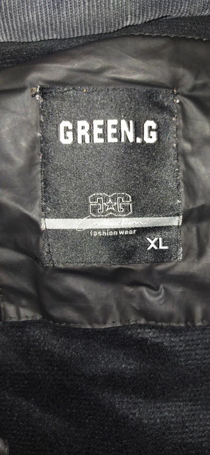 Doudoune homme intérieur polaire XL - green G - photo numéro 4