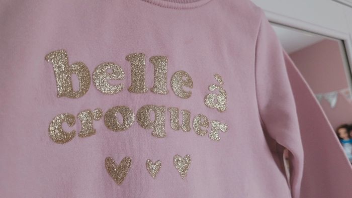 Sweat rose doré - photo numéro 2