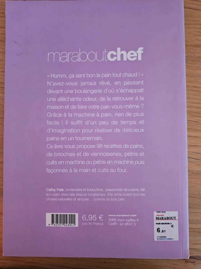 Livre recettes pain maison - photo numéro 2