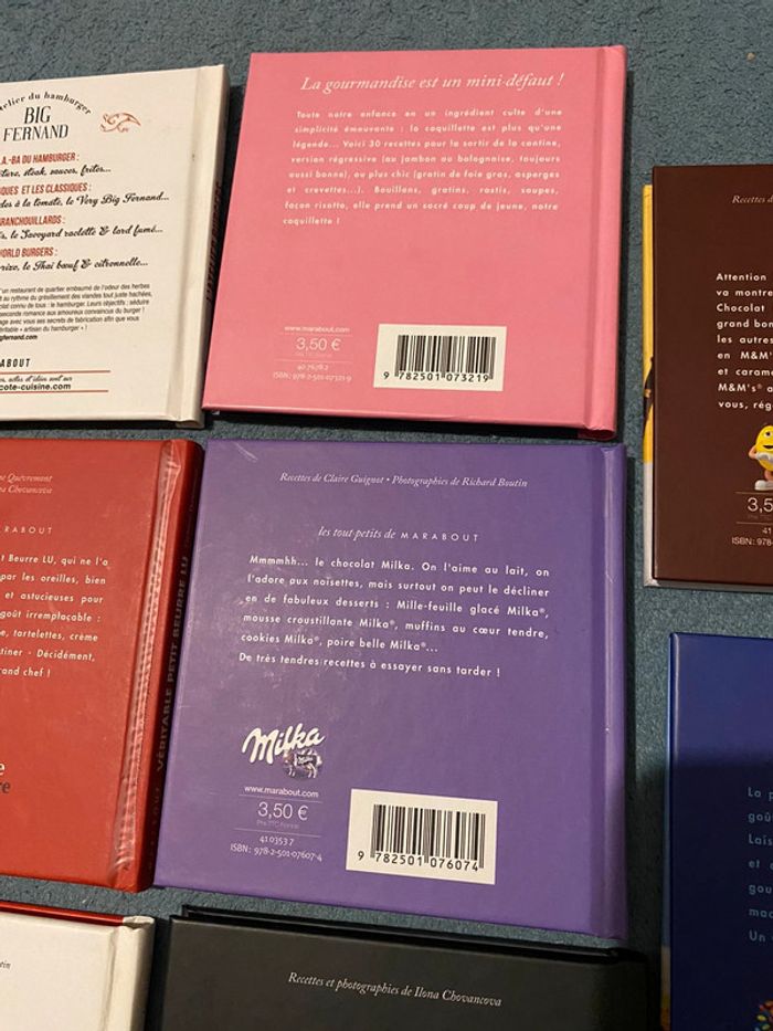 Lot de 11 petits livres de recettes de cuisine : mars, mm’s, milka, Aoste tesseire - photo numéro 9