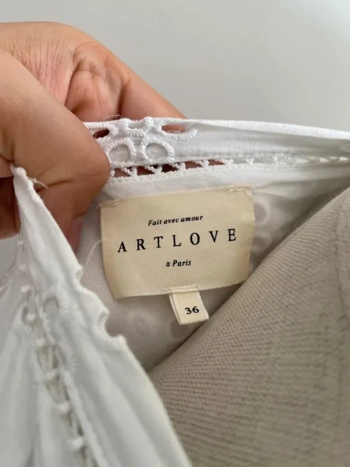 Haut blanc Artlove à broderie anglaise - photo numéro 7