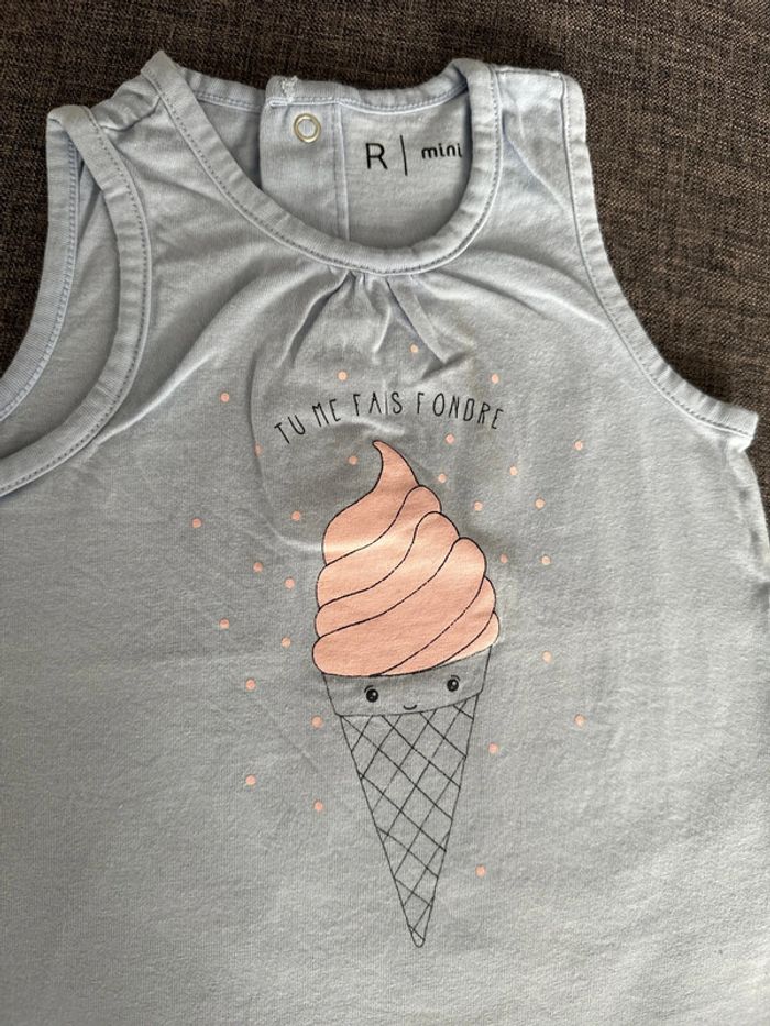 Lot débardeurs 12 mois - photo numéro 3