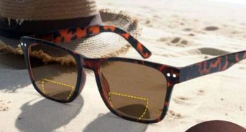 Lunette de soleil loupe