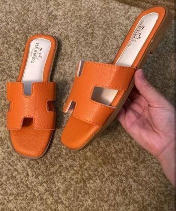 Claquette orange