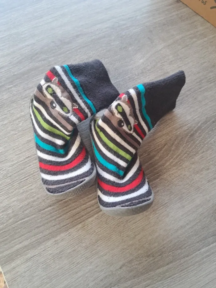 Chaussette chausson taille 23/24 - photo numéro 2