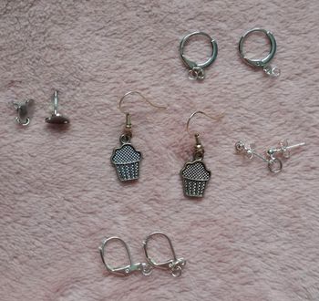 Boucles d'oreilles cupcake