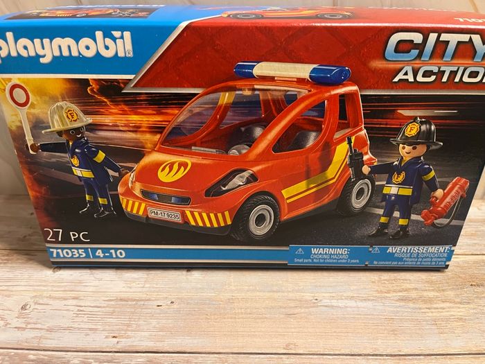 City action playmobil pompier
