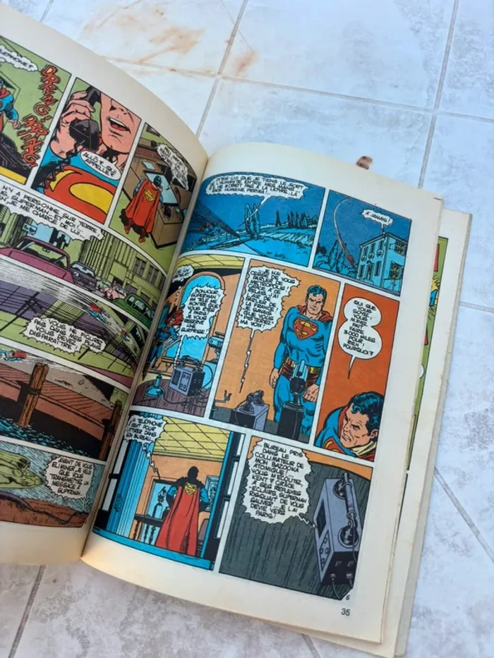 Superman Poche n°8 - BD vintage en très bon état - photo numéro 4