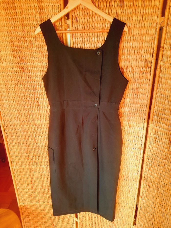 Robe mi longue noire 42