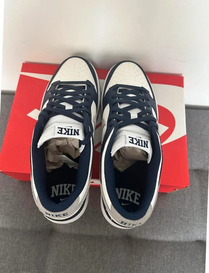 Nike Dunk Low Midnight Navy - photo numéro 7