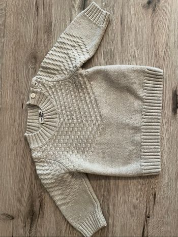 Pull écru laine