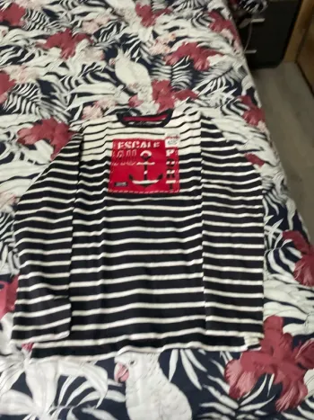 Teeshirt manches longues Terre de marins 10 ans