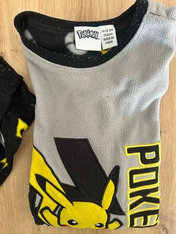 Pyjama chaud Pokémon 11-12 ans