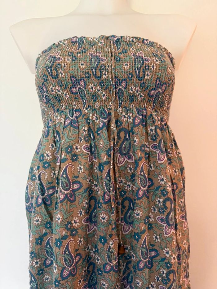 Robe bustier fleuri Bershka - photo numéro 2