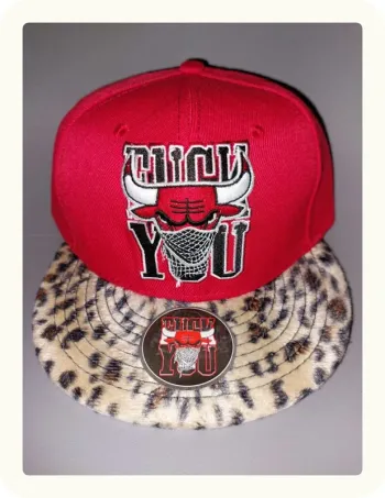 Casquette snapback US Bulls leopard neuve