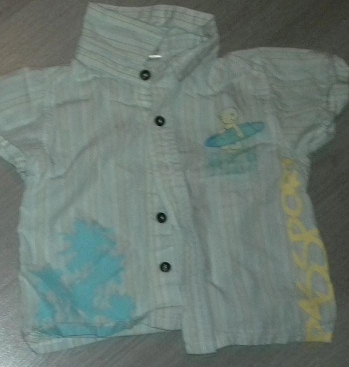 Tee-shirts et chemise 6 mois - photo numéro 2
