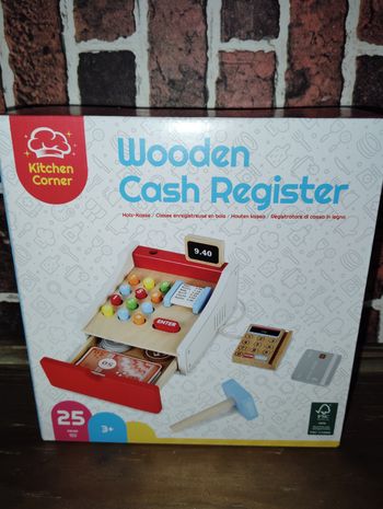 Caisse enregistreuse en bois