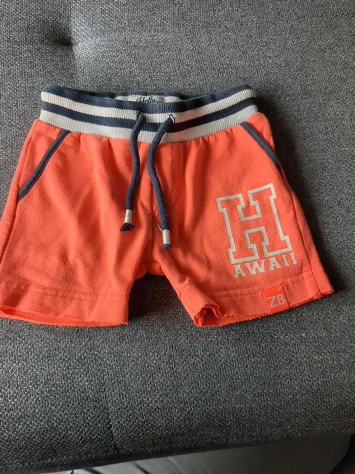 Short orange z8 Hawaii 74 cm